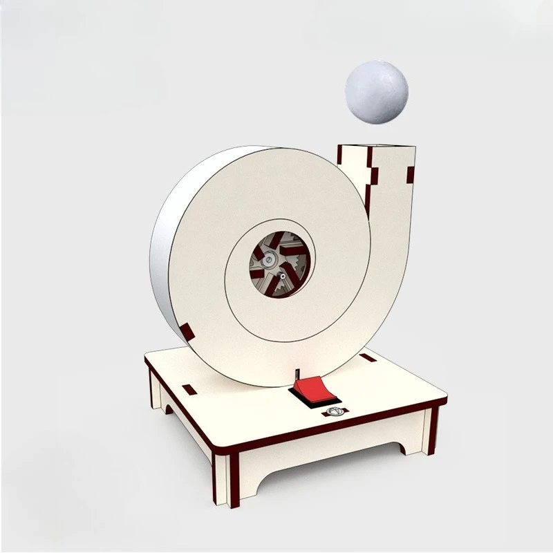 1 Uds DIY suspensión neumática eléctrica soplador de bolas Kit de experimentos científicos juguete educativo STEM para niños proyecto de tecnología práctica