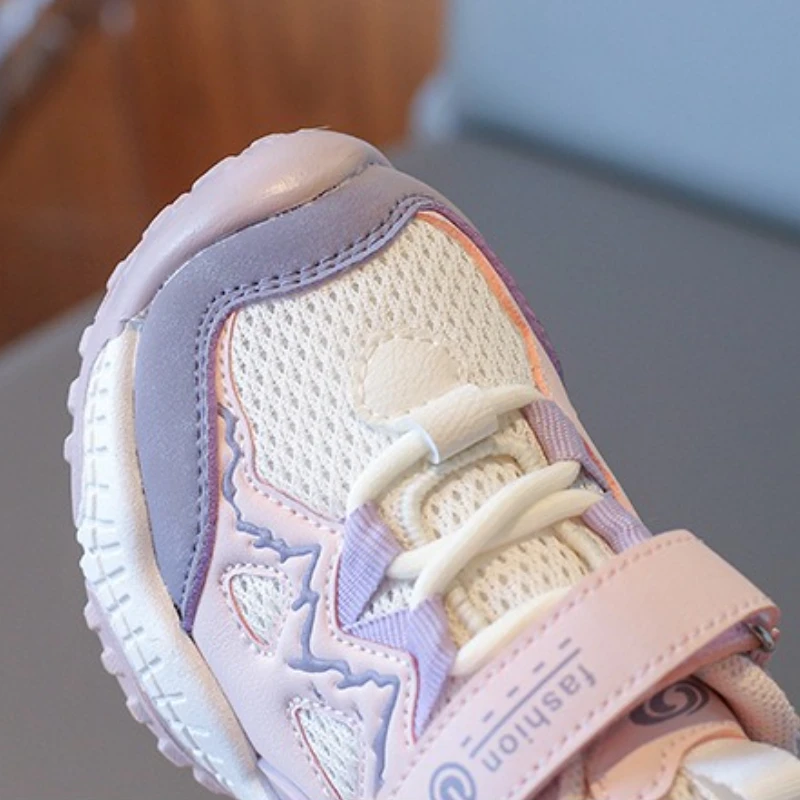 Zapatillas retro ligeras con suela antideslizante para niña - imagen 2