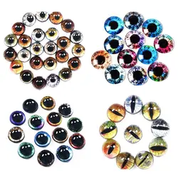 Ojos de cristal para peluches y manualidades - ocho a diez mm