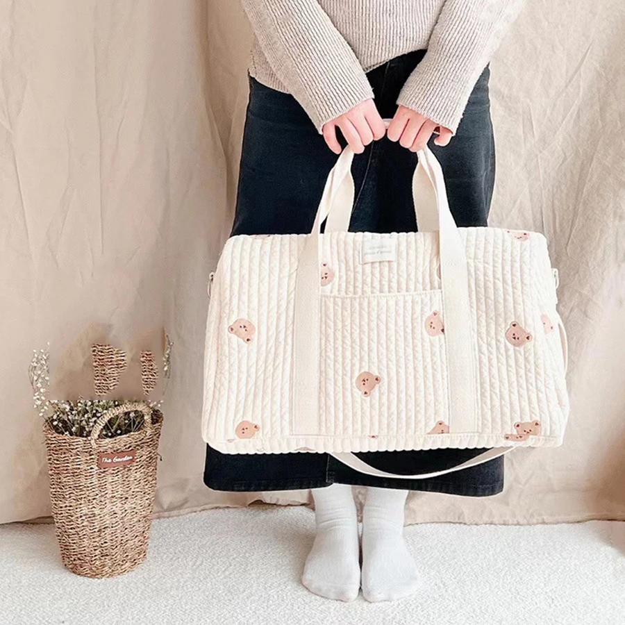 Bolsa para pañales bebé grande multifuncional – Maternidad y viaje - imagen 4