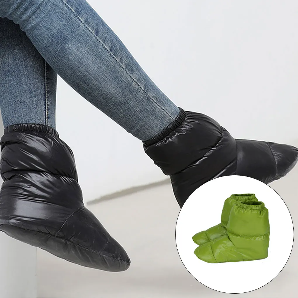 Cubrebotas de plumón de pato impermeables para niños - imagen 4