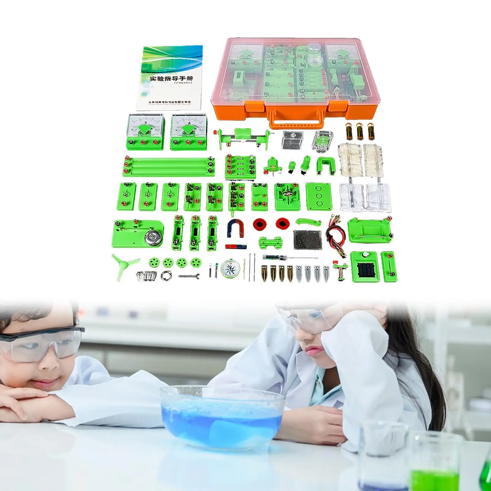 Circuit Electricity Learning Set Simple Circuit Set Physics Basic Circuit for