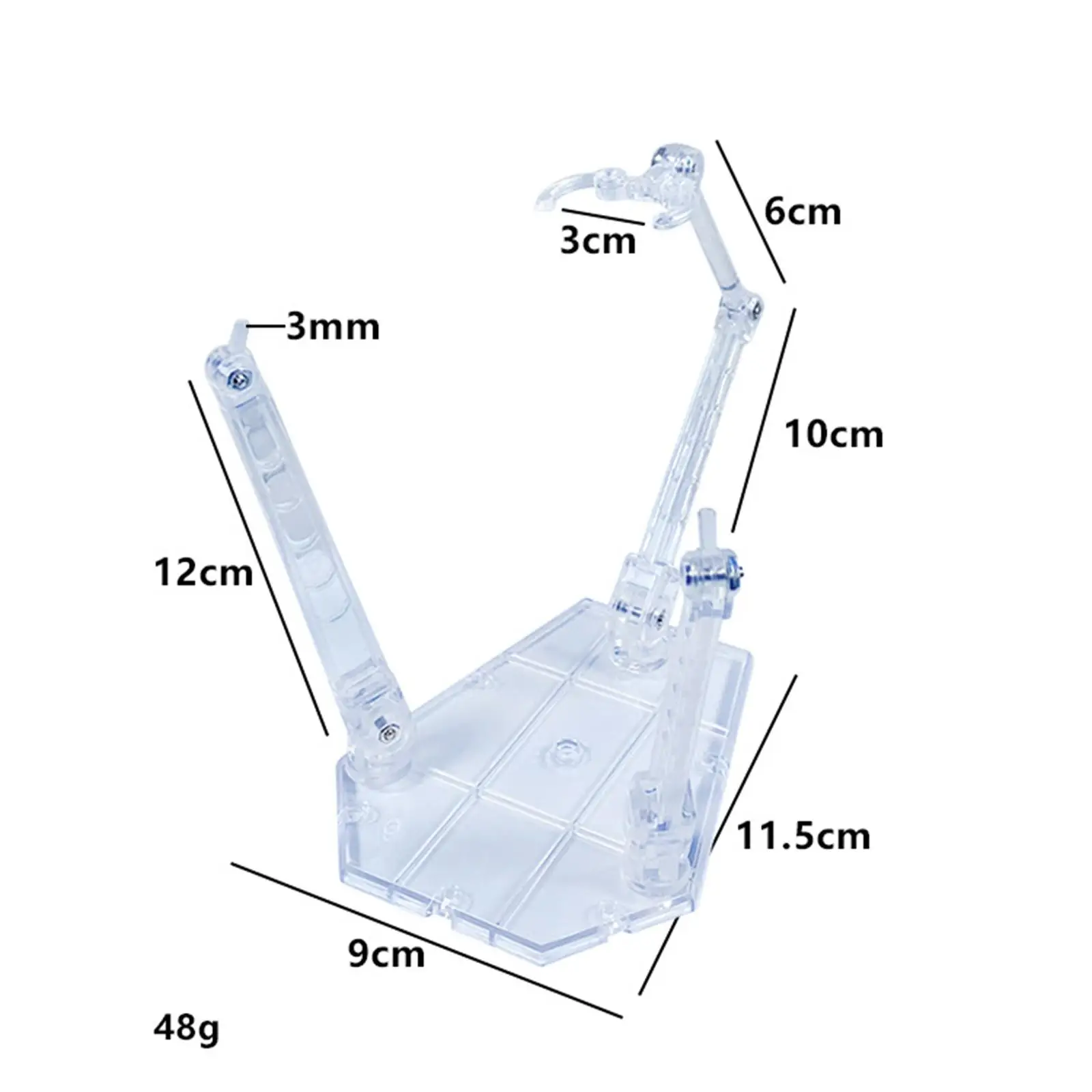 Action Figure Display Base Multifunctional Sturdy DIY Action Figure Stands Display Rack Flexible for Photography Prop Toy Set