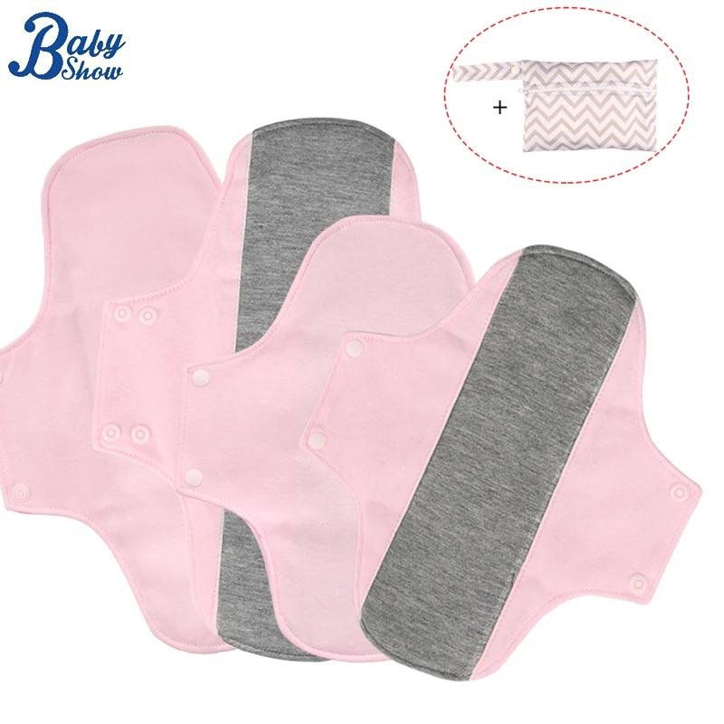 3 unids/set de compresas menstruales reutilizables para juntas mensuales, bragas para mujer, servilleta sanitaria lavable, toallas de higiene femenina para uso diario