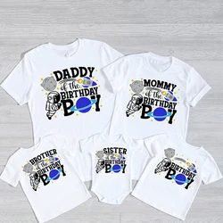 Camiseta espacial de astronauta para niño – Estilo cumpleaños fiesta