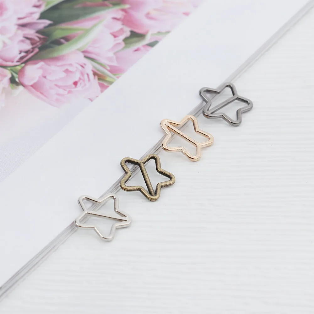 Hebilla de cinturón tri-glide de estrella Ultra pequeña para muñecas, hebillas de bolsas, juguetes de peluche, botones de muñeca DIY, accesorios de zapatos, más nuevo, 20 piezas - imagen 4