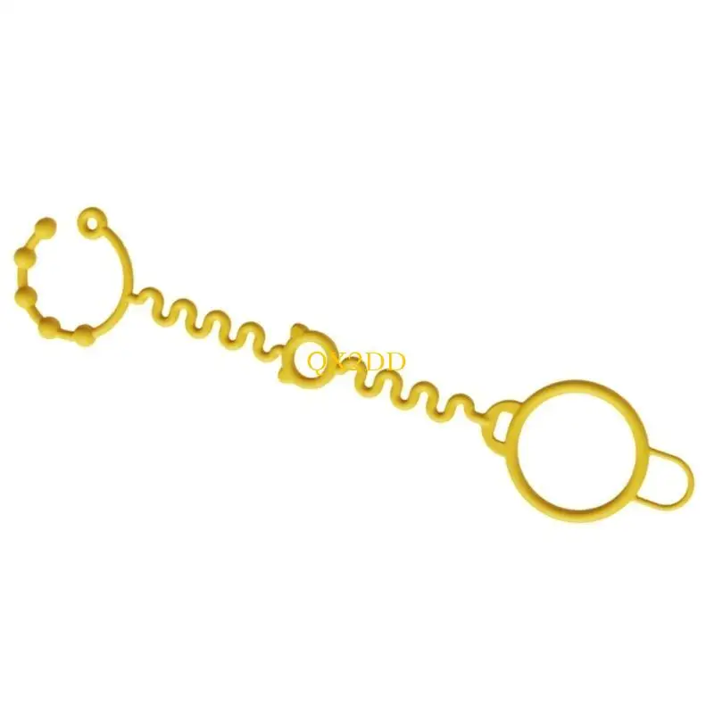 QX2D Diseños Integrados Cochecitos Bebé Portavasos Correa Correa Silicona Ajustable - imagen 2