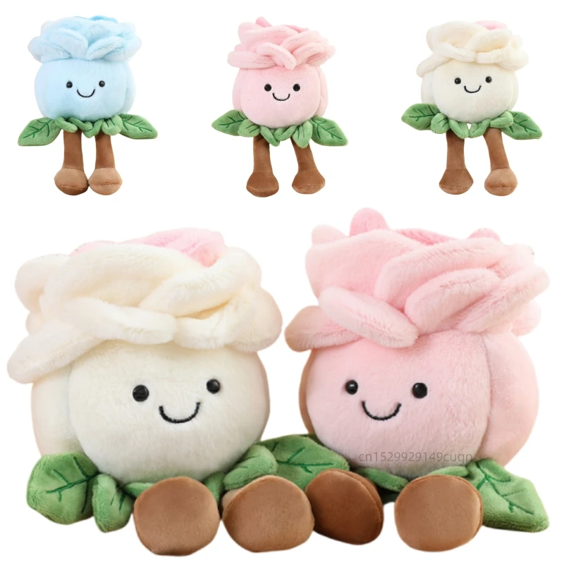Muñeco de peluche floral con patas para decoración infantil