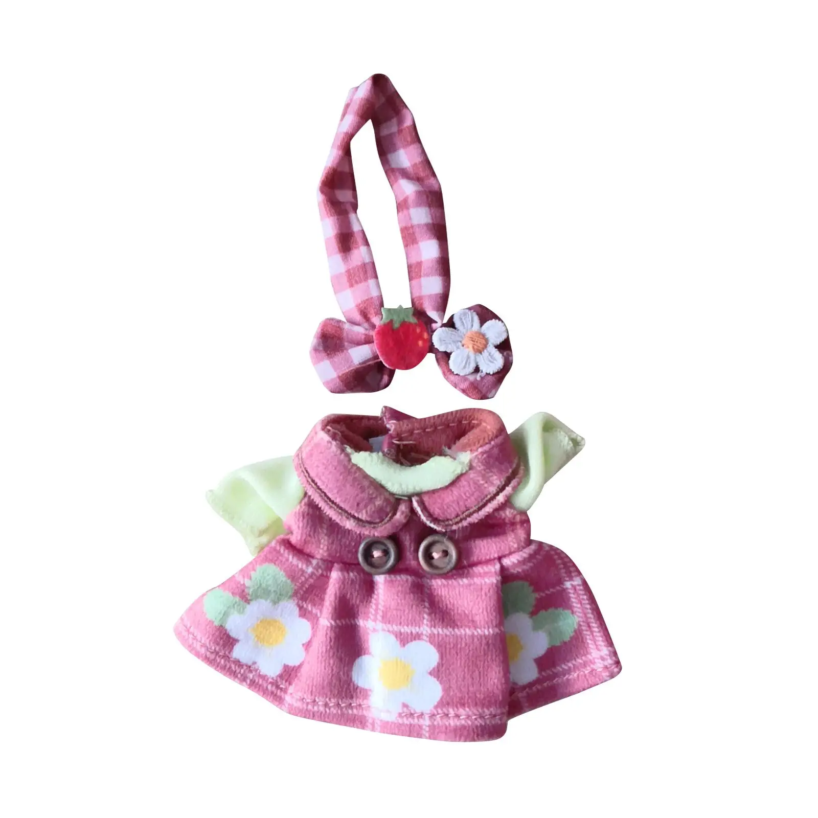 17cm Plush Doll Clothes Photo Props Plush Doll Accessories Stylish Dress up