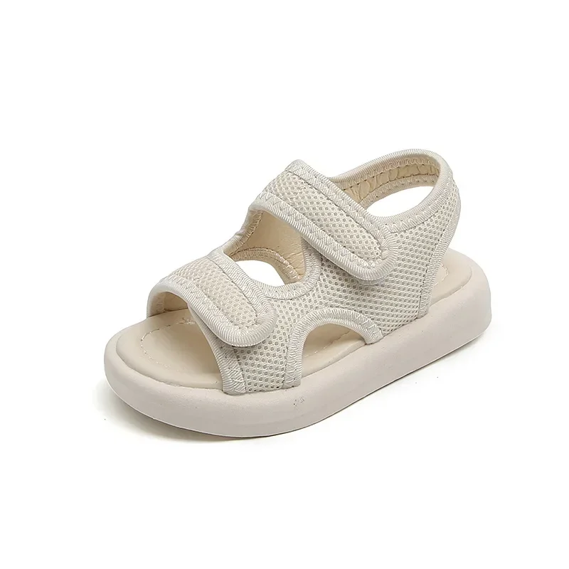 Zapatos para niños, sandalias transpirables a la moda para bebés, novedad de verano, zapatillas frescas blancas, sandalias para niñas - imagen 3