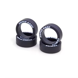 Neumáticos super resistentes Mini 4WD – Marrón con letras negras