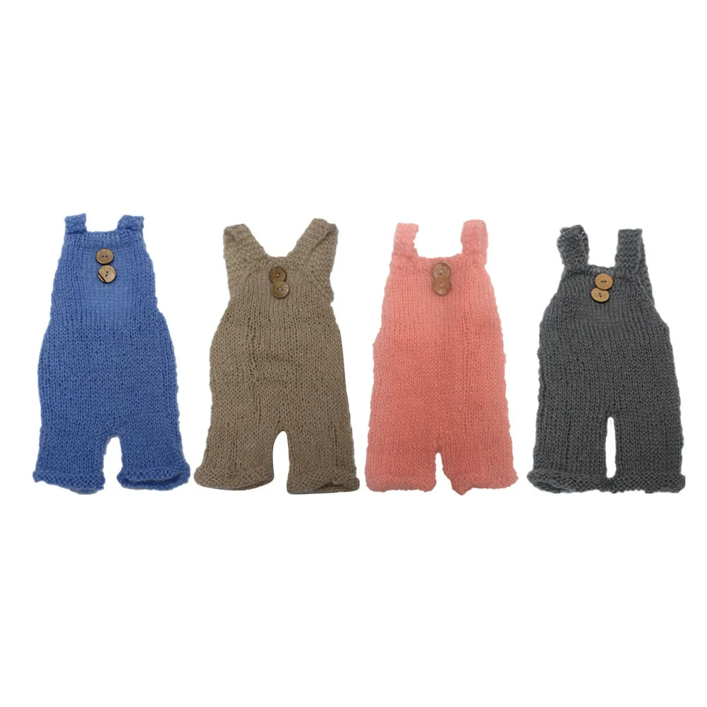 Pantalón con tirantes para recién nacido, accesorios de fotografía para bebé de 0 a 3 meses, color rosa, accesorios para fotografía infantil, pantalón con tirantes para bebé, disfraz para recién nacido - imagen 4