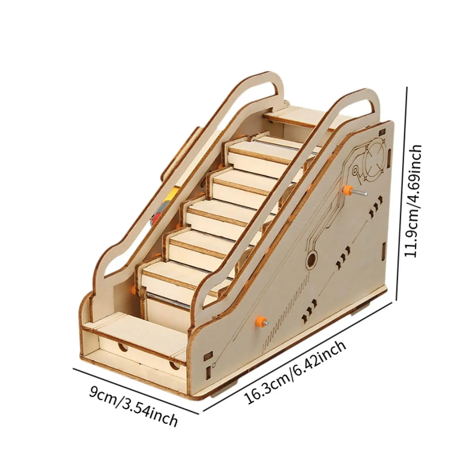 DIY Science Toy Electric Escalator Model Building Project for Children Kids