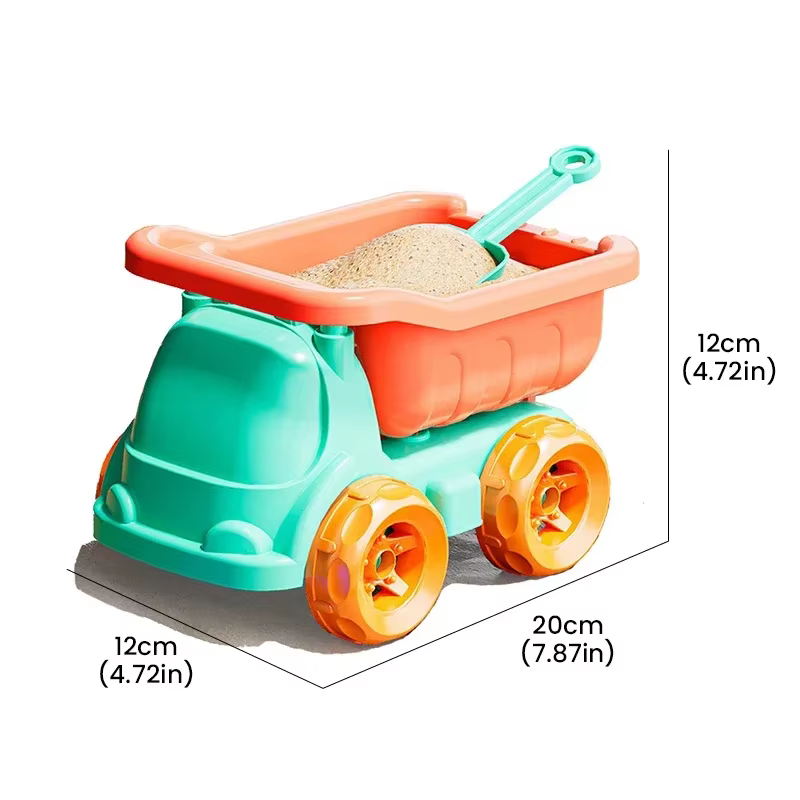 Set de playa infantil – Palas, cubos y moldes para arena - imagen 5