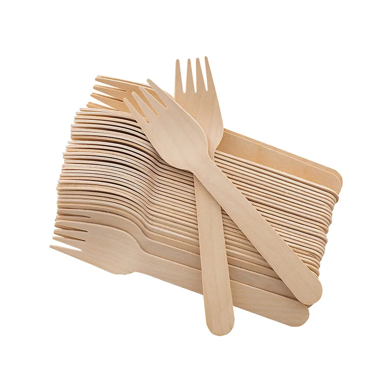 Cubiertos de madera desechables para fiestas infantiles - imagen 5