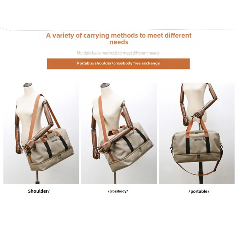 Bolsa de viaje expandible mujer – Capacidad grande, estilo deportivo - imagen 5