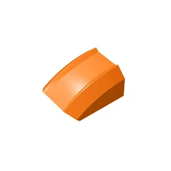 Colgante curvo compatible con bloques de construcción para niños