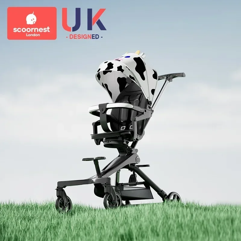 Carrito de bebe ultraligero plegable: dos direcciones para paseos - imagen 3
