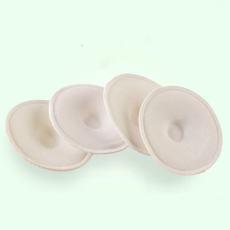 4 Uds. Almohadillas absorbentes lavables para lactancia, almohadilla de lactancia de maternidad antidesbordamiento, alimentación Prenatal postnatal para bebé, mamá lactante - imagen 4