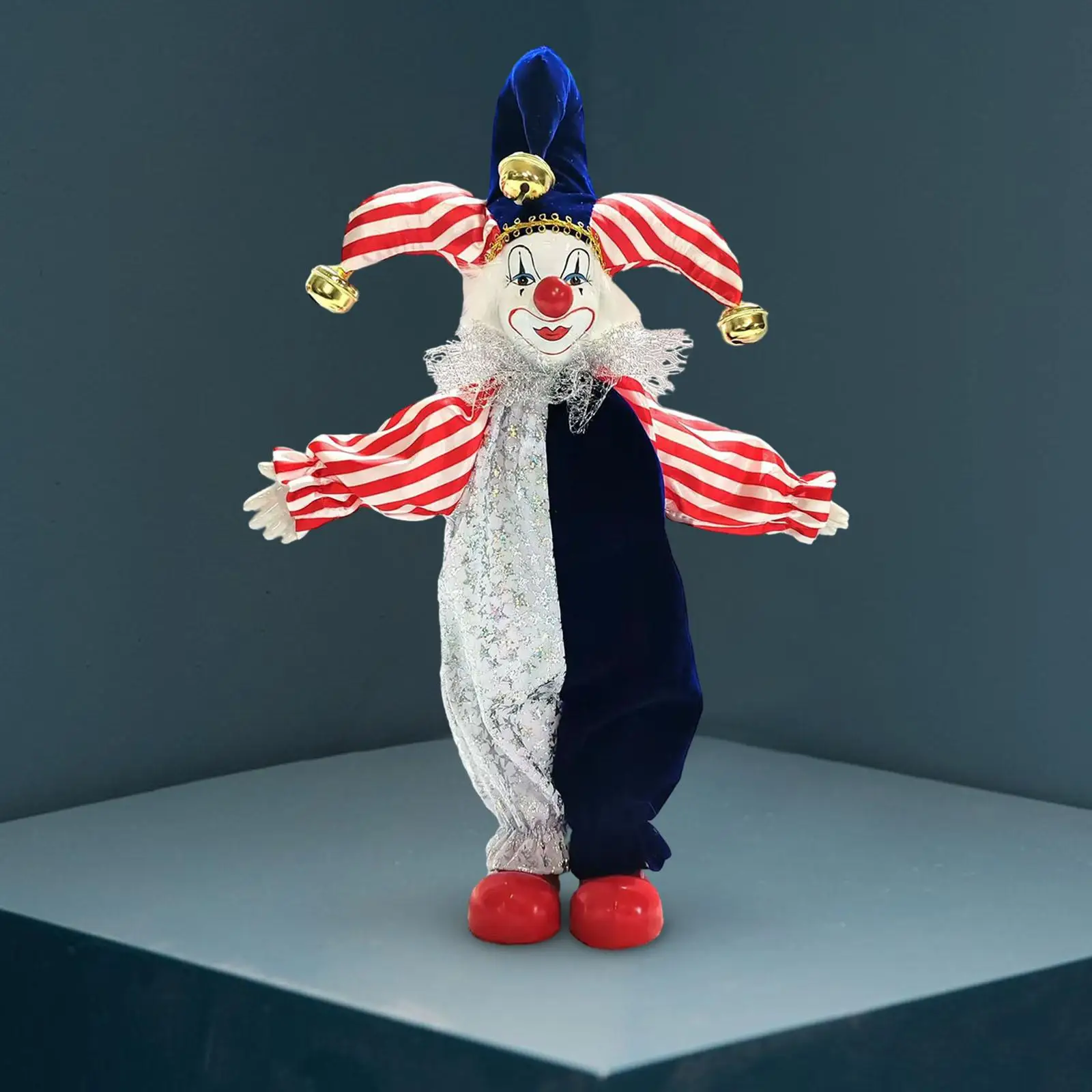 Clown Doll Funny Valentine Day Gift for Kids Collections Toy Jester Doll for Arts Crafts Party Favor Festival Birthday Souvenirs