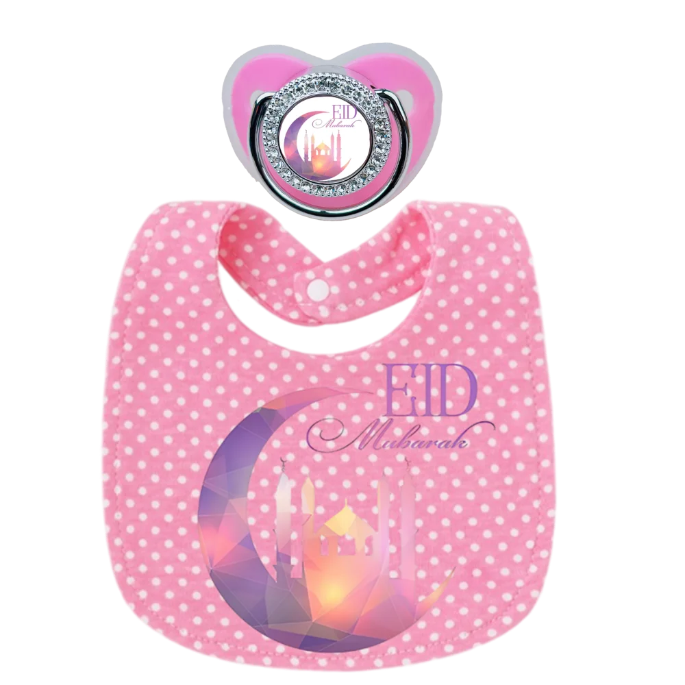 2 juegos de Baberos rosas para bebé, toallas de alimentación para recién nacido, chupetes de alimentación para saliva, juguetes para masticar bucales, paños para eructar en la boca de 0 a 6M - imagen 3