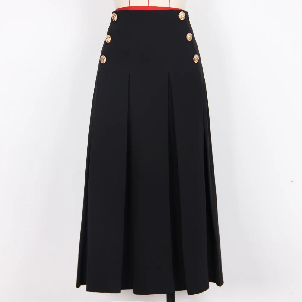 Falda midi acampanada de alta gama para mujer con silueta favorecedora - imagen 2