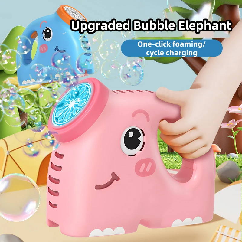 Máquina de burbujas eléctrica de elefante, creación de una atmósfera para una propuesta, puesta en escena, con iluminación, producción automática de burbujas - imagen 2