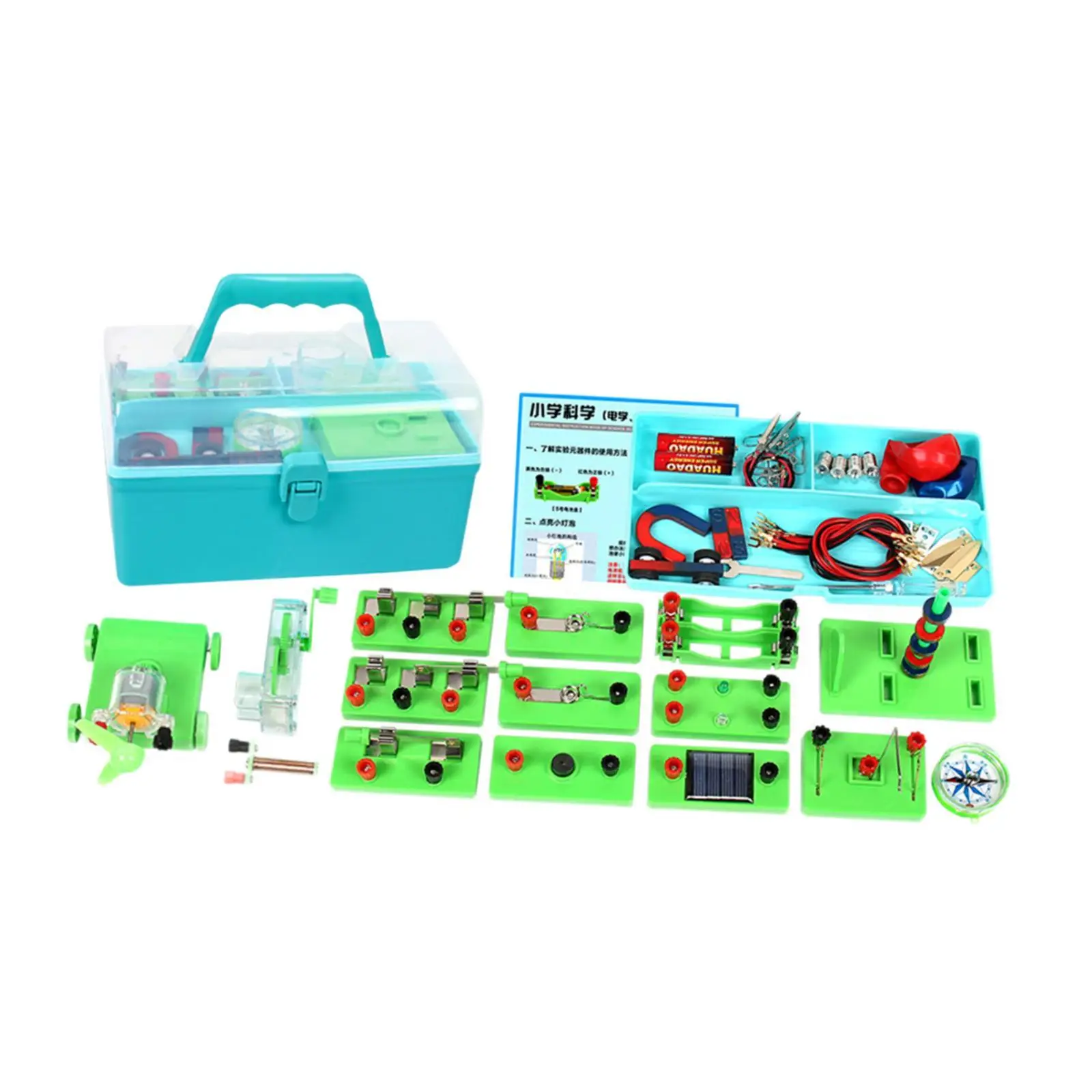 Electricity Circuit Experiment Set Physics Science Learning Kits Self Assembly