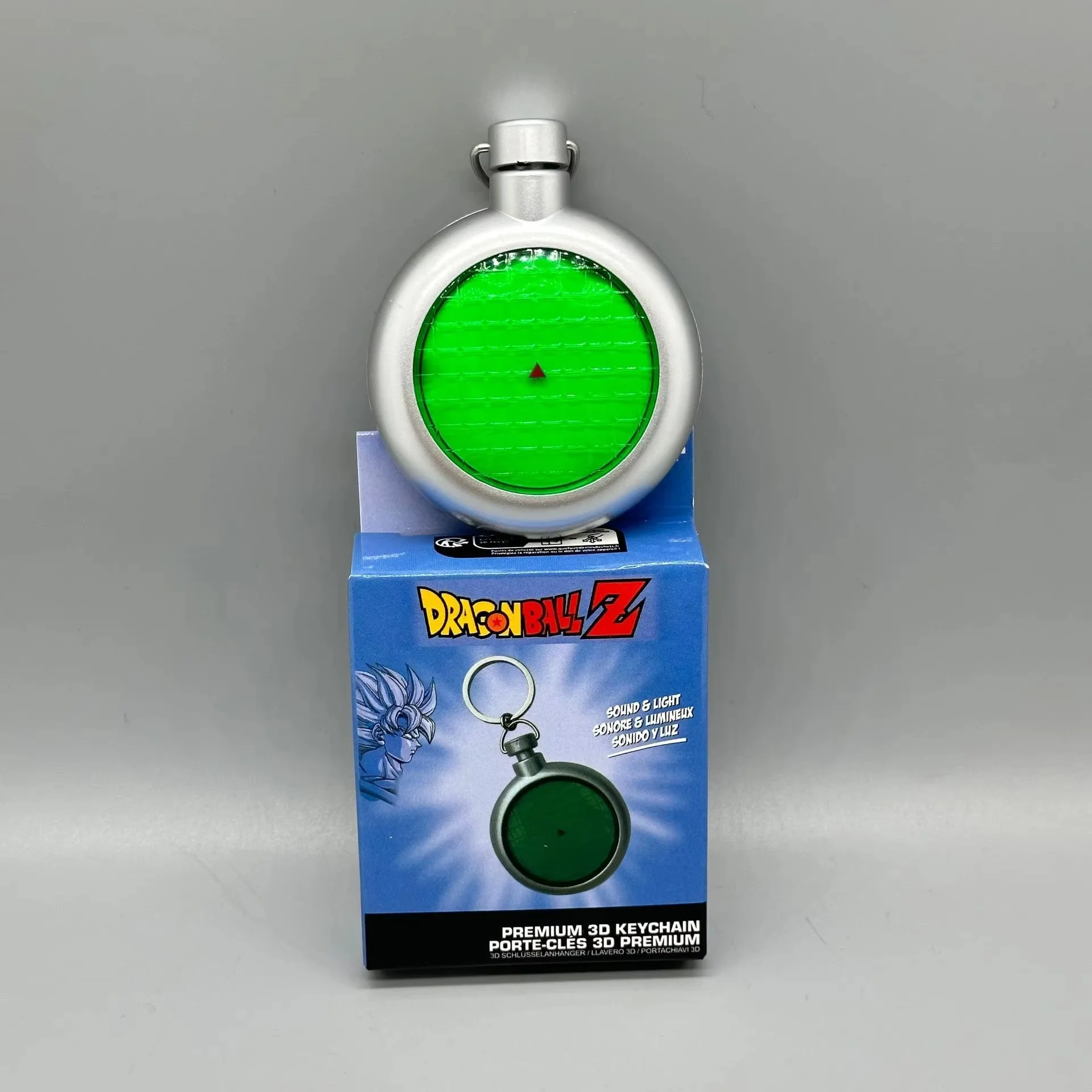 Llavero Dragon Ball con radar recargable, luz y sonido para fans