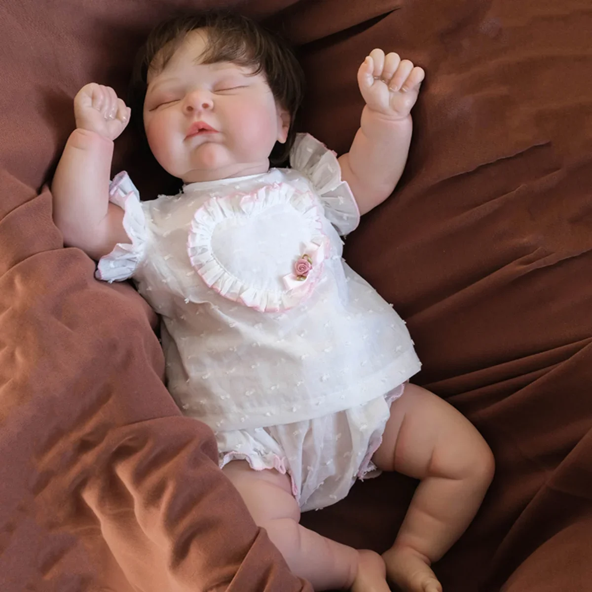 Bebe Peaches muñeca reborn realista para recién nacidos dormilona