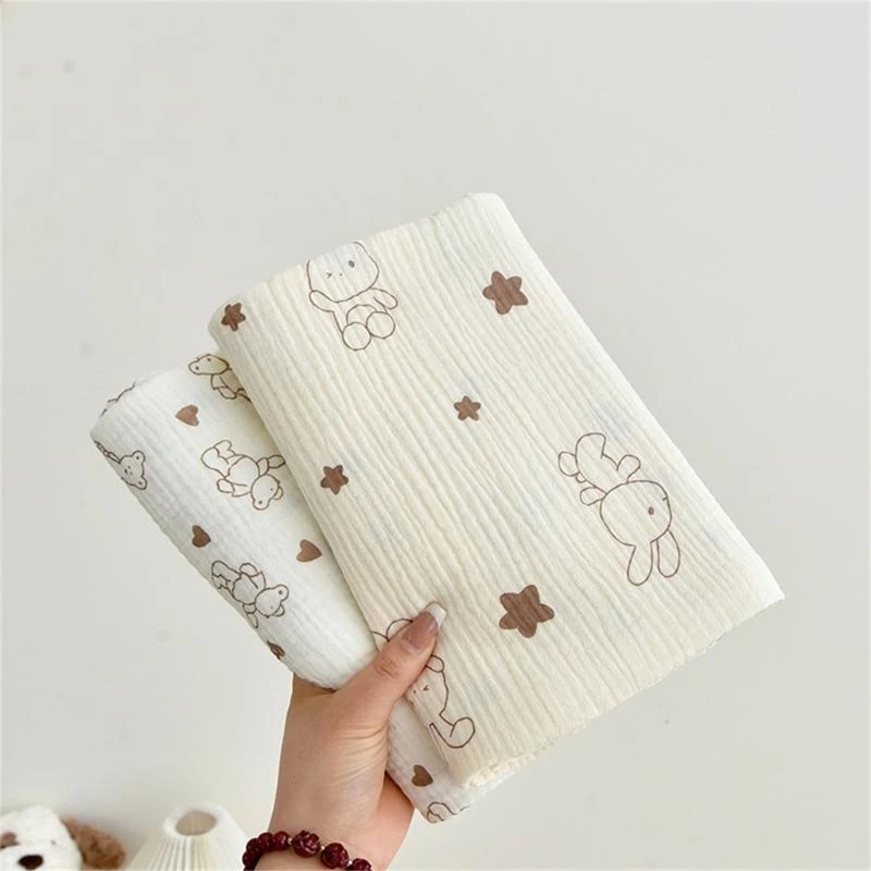 Manta envolvente para bebé M76C, manta receptora para niños y niñas, 100x100cm/39x39in - imagen 3