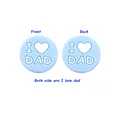 10pcs pastel blue