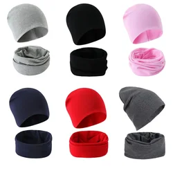Conjunto de invierno: gorro y bufanda de punto para niños
