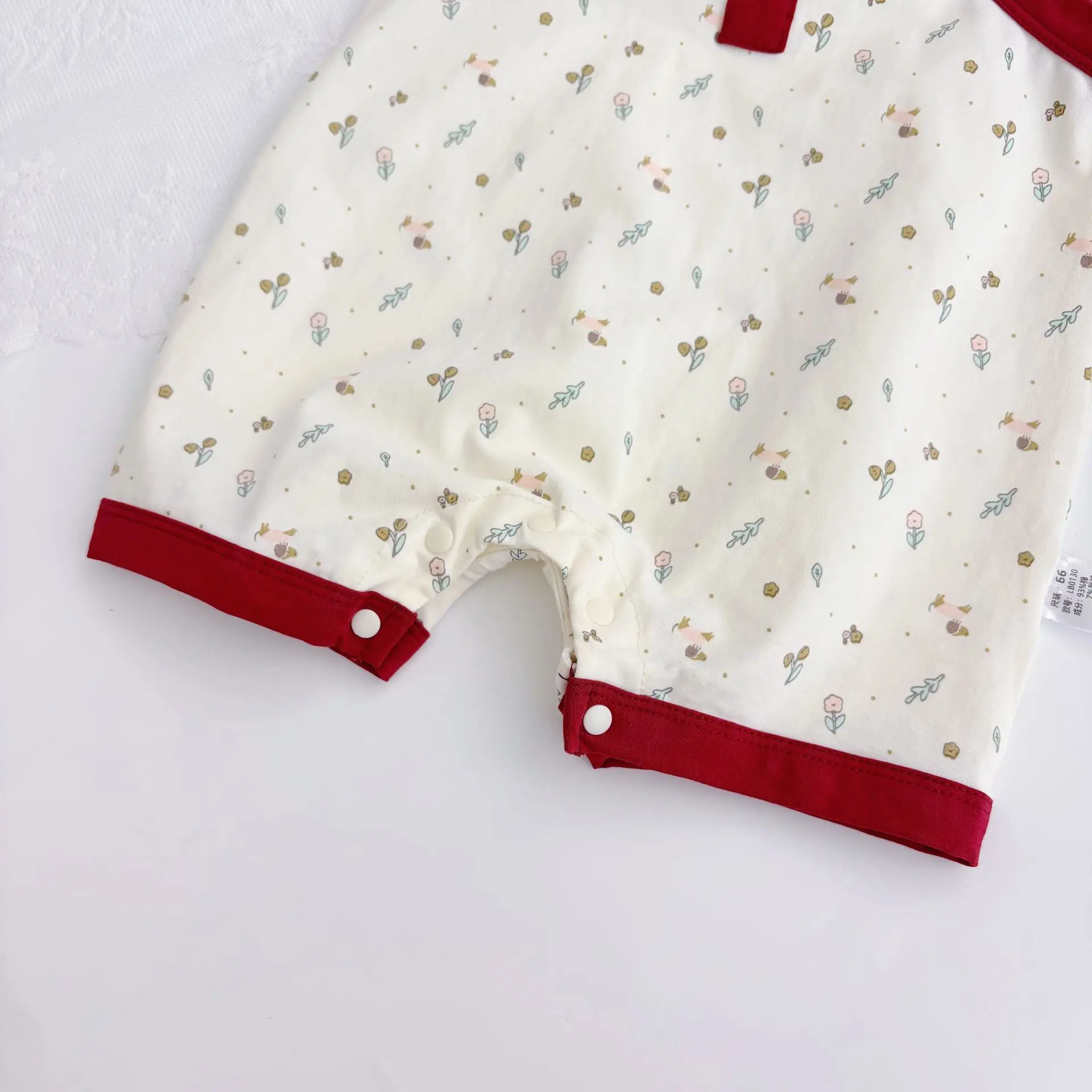 Peleles con tirantes para niñas de 0 a 2T, mono con estampado bonito de perros y flores, mono holgado y fino de una pieza para niños pequeños - imagen 5