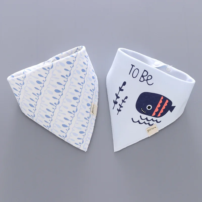 Babero bandana de algodón suave para bebé - imagen 3