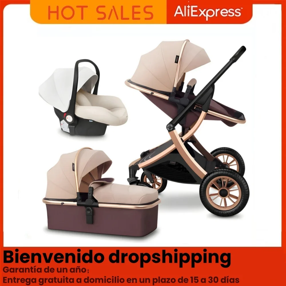 Cochecito ligero para bebé de 0 a 3 años, cochecito de bebé 3-1