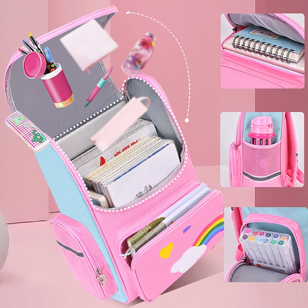 Mochila de unicornio impermeable escolar para primaria y secundaria - imagen 4