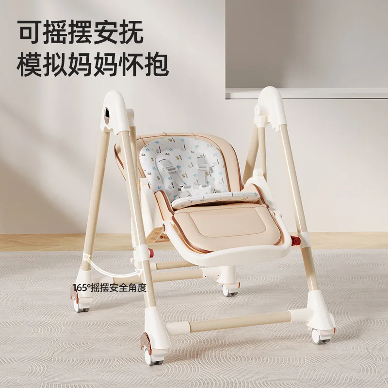 Silla de comedor para bebé plegable multifuncional de hogar - imagen 4