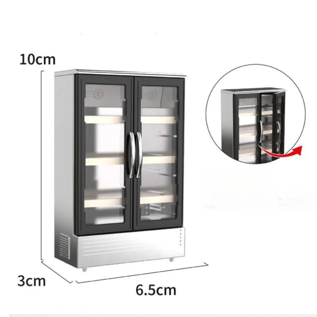 1/6 1/12 Dollhouse Refrigerator Gift DIY Scene Doll Accessories Decoration