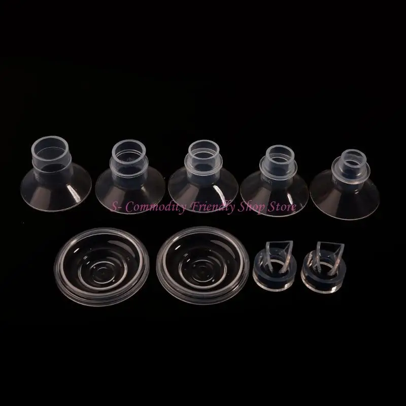 Inserto brida 85AE con diafragma silicona, válvula pico pato, inserto brida extractor leche portátil S12 - imagen 5