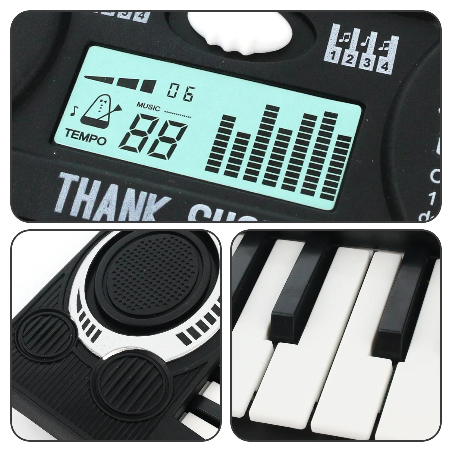 Teclado musical infantil con pantalla LED para niños - imagen 4
