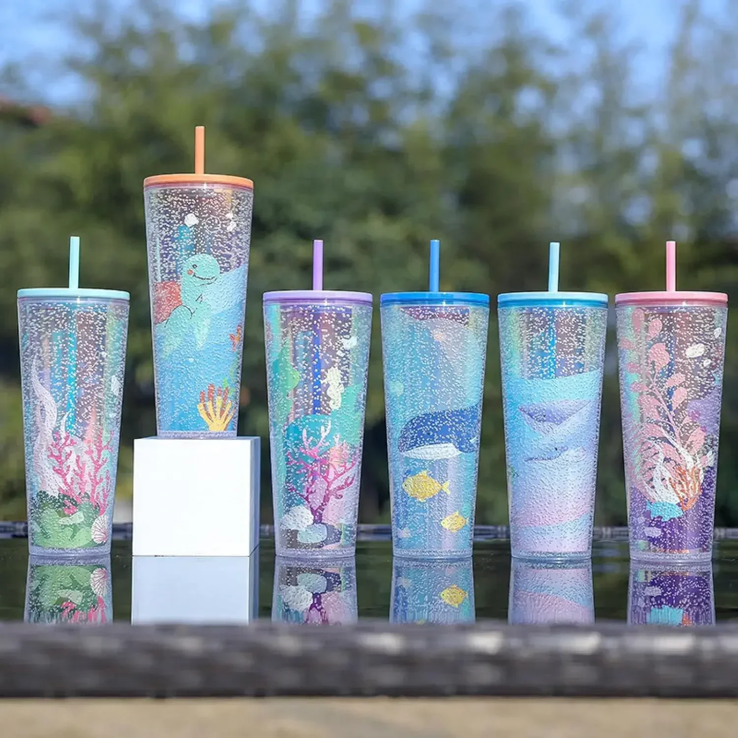 Vaso aislado portátil de gran capacidad para exteriores, vaso de café de acero inoxidable con tapa y pajitas, regalos de vacaciones - imagen 4