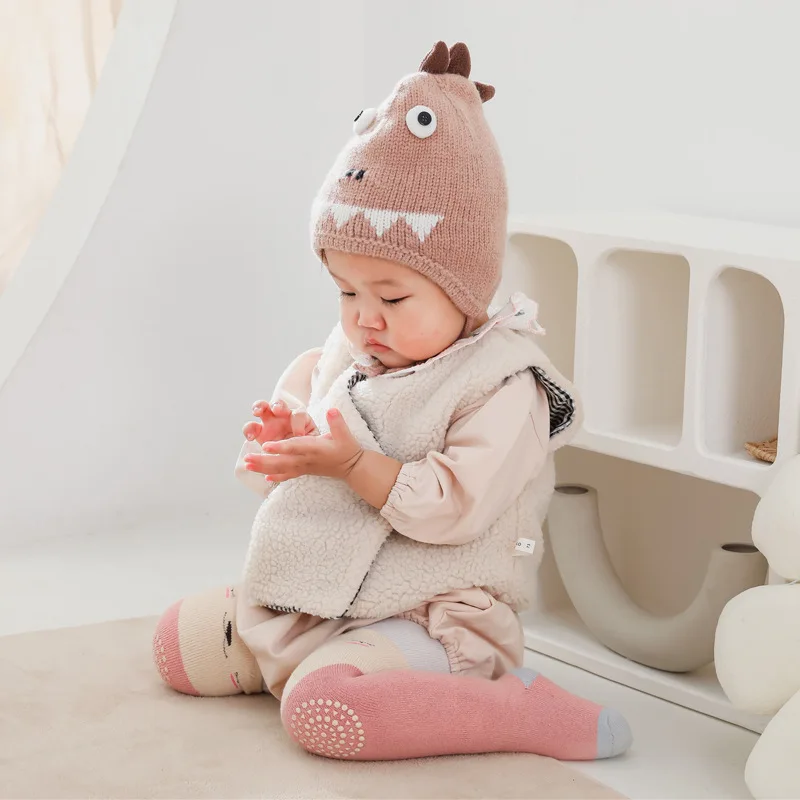 Calcetines hasta la rodilla para bebé, rodilleras para gatear, dibujos animados, 0 a 24 meses - imagen 2