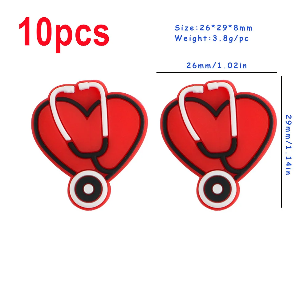 10pcs Scarlet red