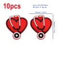 10pcs Scarlet red