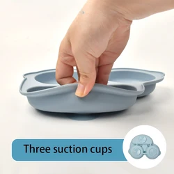Plato de silicona con ventosa para bebé - Diseño coche sin BPA