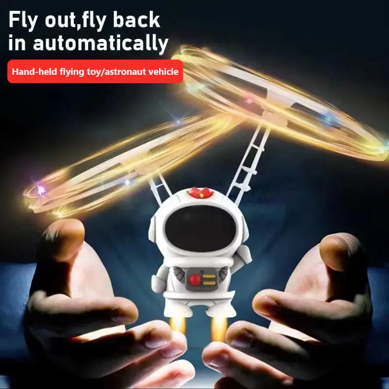 Juguete volador inducción astronauta luminiscente – Dron OVNI niños - imagen 3