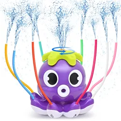 Rociador de pulpo giratorio para juegos acuáticos al aire libre