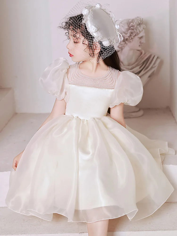 Vestido de flores para niña, vestidos de novia para dama de honor, vestidos de baile de Lolita, ropa de fiesta de Boutique para niña, vestidos elegantes - imagen 3