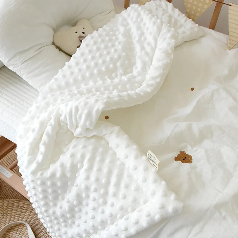 Edredón de algodón puro superligero, colcha de hielo suave de 26 grados, tamaño grande de 0 a 3 años, 100x120cm, imagen hecha a mano, juego de fundas para cama de viaje - imagen 4
